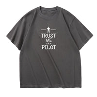 Thumbnail for Trust Me I'm a Pilot Designed Relax Fit T-Shirts