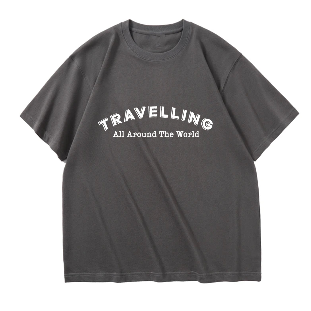 Travelling All Around The World Designed Relax Fit T-Shirts