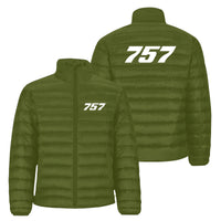 Thumbnail for 757 Flat Text Designed Padded Jackets