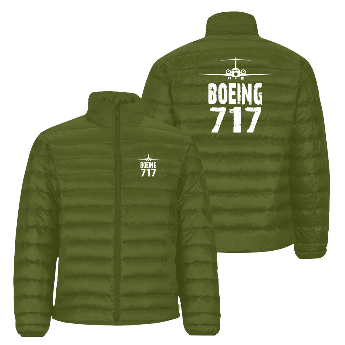 Boeing 717 & Plane Designed Padded Jackets