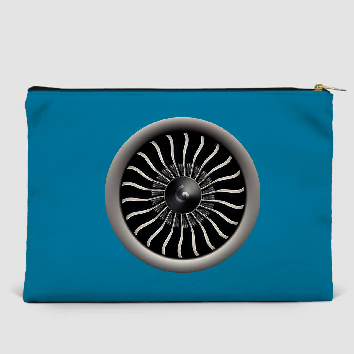 Super Cool Jet Engine Designed Zipper Pouch
