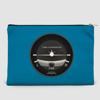 Thumbnail for Airplane Instruments (Turn Coordinator) Designed Zipper Pouch