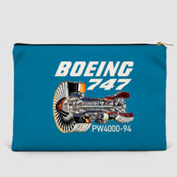Thumbnail for Boeing 747 & PW4000-94 Engine Designed Zipper Pouch