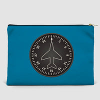 Thumbnail for Airplane Instruments (Heading 2) Designed Zipper Pouch