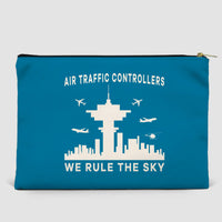 Thumbnail for Air Traffic Controllers - We Rule The Sky Designed Zipper Pouch