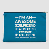 Thumbnail for I am an Awesome Girlfriend Designed Zipper Pouch