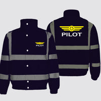 Thumbnail for Pilot & Badge Designed Reflective Winter Jackets