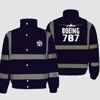 Thumbnail for Boeing 787 & Plane Designed Reflective Winter Jackets