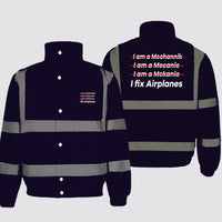 Thumbnail for I Fix Airplanes Designed Reflective Winter Jackets