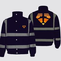 Thumbnail for Supermen of The Skies (Sunset) Designed Reflective Winter Jackets