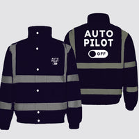 Thumbnail for Auto Pilot Off Designed Reflective Winter Jackets