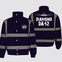 Thumbnail for Diamond DA42 & Plane Designed Reflective Winter Jackets