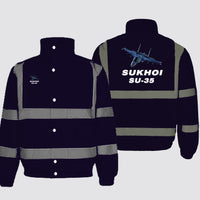 Thumbnail for The Sukhoi SU-35 Designed Reflective Winter Jackets