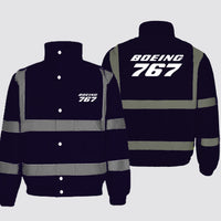 Thumbnail for Boeing 767 & Text Designed Reflective Winter Jackets