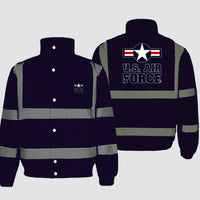 Thumbnail for US Air Force Designed Reflective Winter Jackets