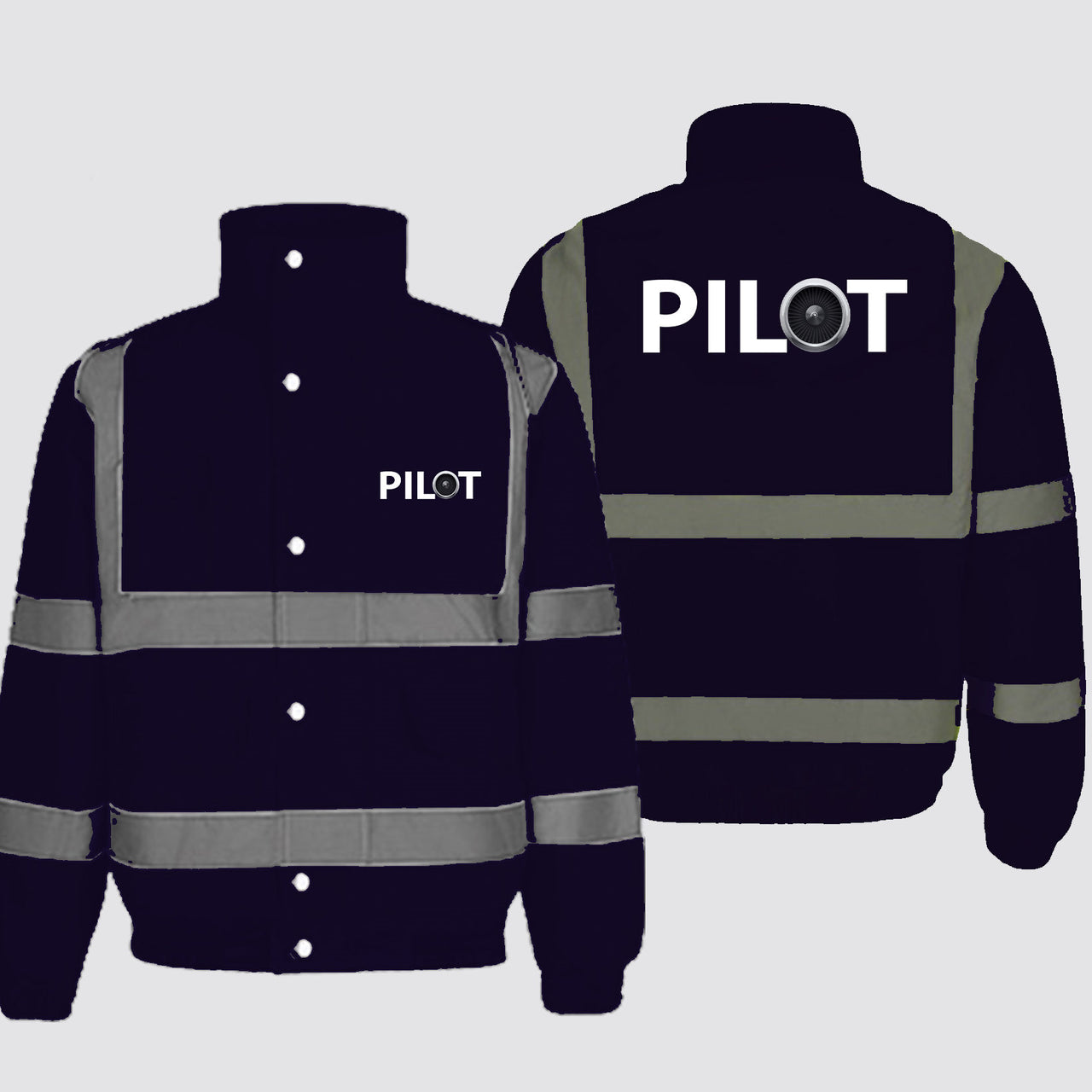Pilot & Jet Engine Designed Reflective Winter Jackets