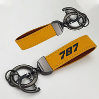 Thumbnail for 787 Flat Text Design Horseshoe Buckle Key Chains