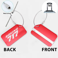 Thumbnail for Boeing 717 & Text Designed Fashion Metal Luggage Tags