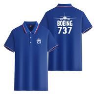 Thumbnail for Boeing 737 & Plane Designed Stylish Polo T-Shirts (Double-Side)
