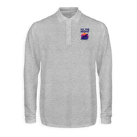 Thumbnail for Fly The Night Designed Long Sleeve Polo T-Shirts