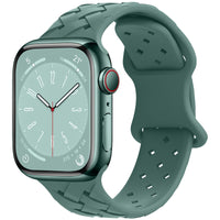 Thumbnail for Silicone Strap For Apple Watch bracelet Breathable Band