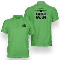 Thumbnail for Airbus A400M & Plane Designed Double Side Polo T-Shirts