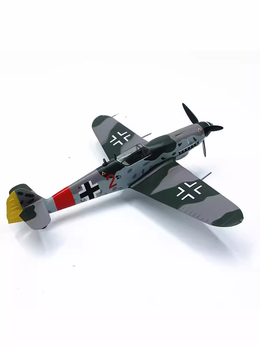 1:72 German World War II Messerschmitt Bf 109 Fighter Aircraft Airplane Model