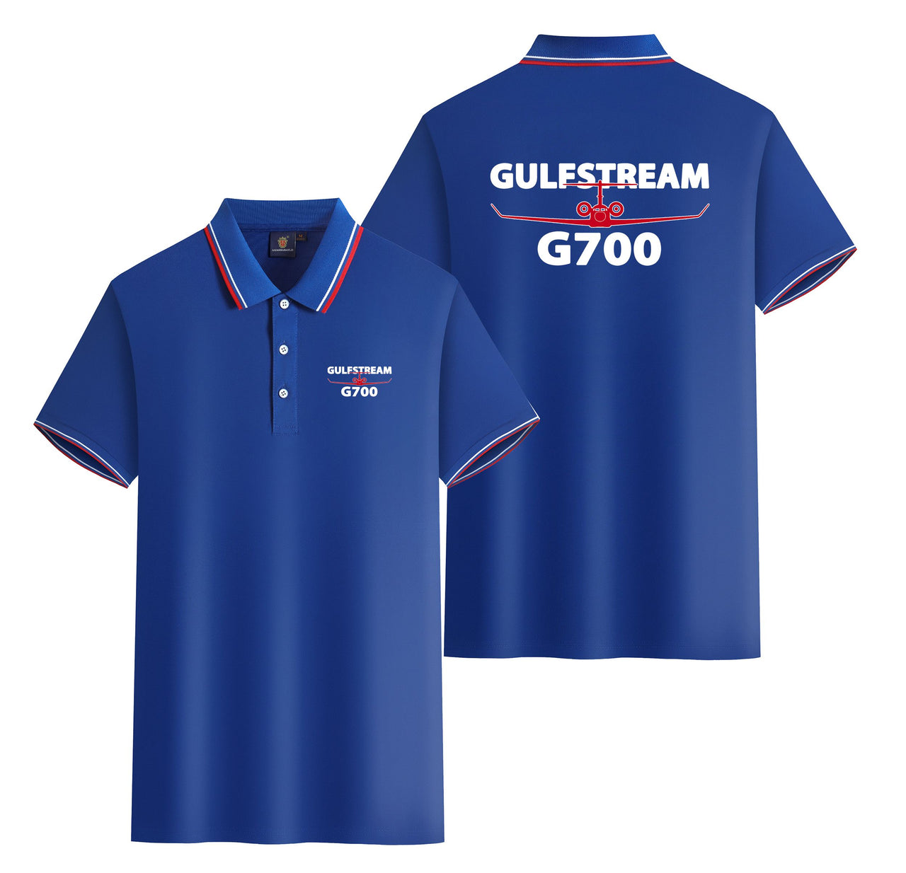 Amazing Gulfstream G700 Designed Stylish Polo T-Shirts (Double-Side)