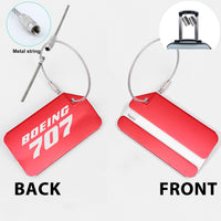 Thumbnail for Boeing 707 & Text Designed Fashion Metal Luggage Tags