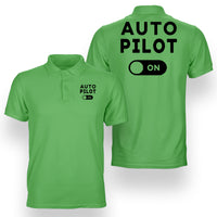Thumbnail for Auto Pilot ON Designed Double Side Polo T-Shirts