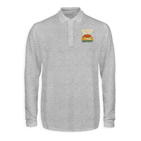 Thumbnail for Retro Glider Designed Long Sleeve Polo T-Shirts