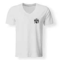 Thumbnail for Boeing 787 & Plane Designed V-Neck T-Shirts - view 20