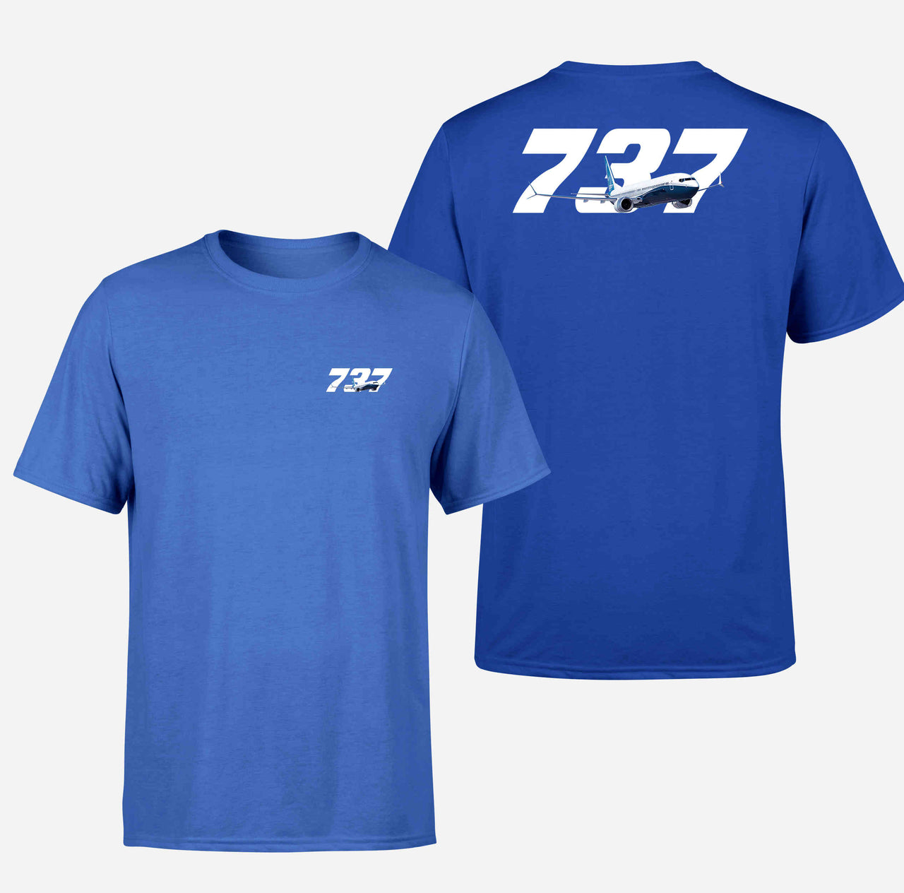 Super Boeing 737 Designed Double-Side T-Shirts
