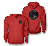 Thumbnail for Fighter Jet 16 - Death From Above Designed Zipped Hoodies