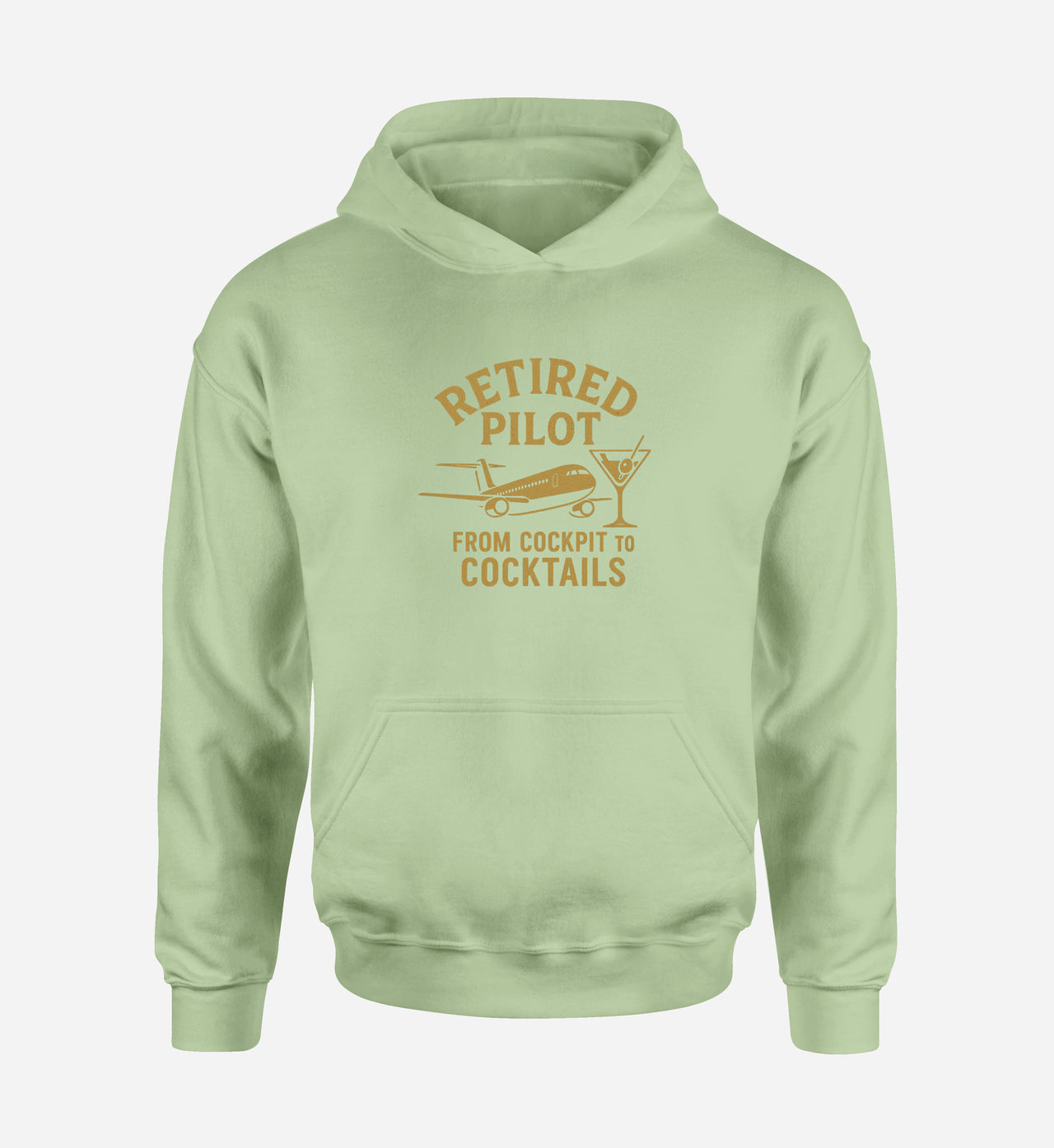 Retired Pilot & Coctails Designed Hoodies