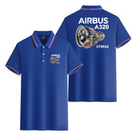Thumbnail for Airbus A320 & CFM56 Engine Designed Stylish Polo T-Shirts (Double-Side)