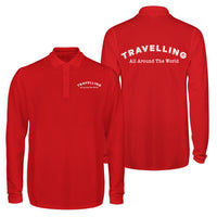 Thumbnail for Travelling All Around The World Designed Long Sleeve Polo T-Shirts (Double-Side)