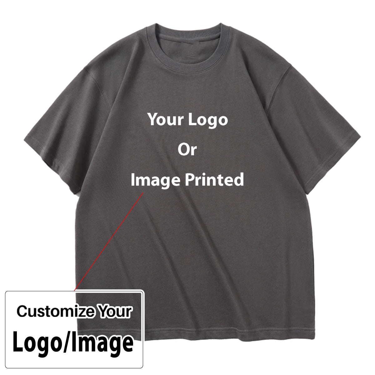 Custom Design Image Logo Designed Relax Fit Relax Fit T-Shirts