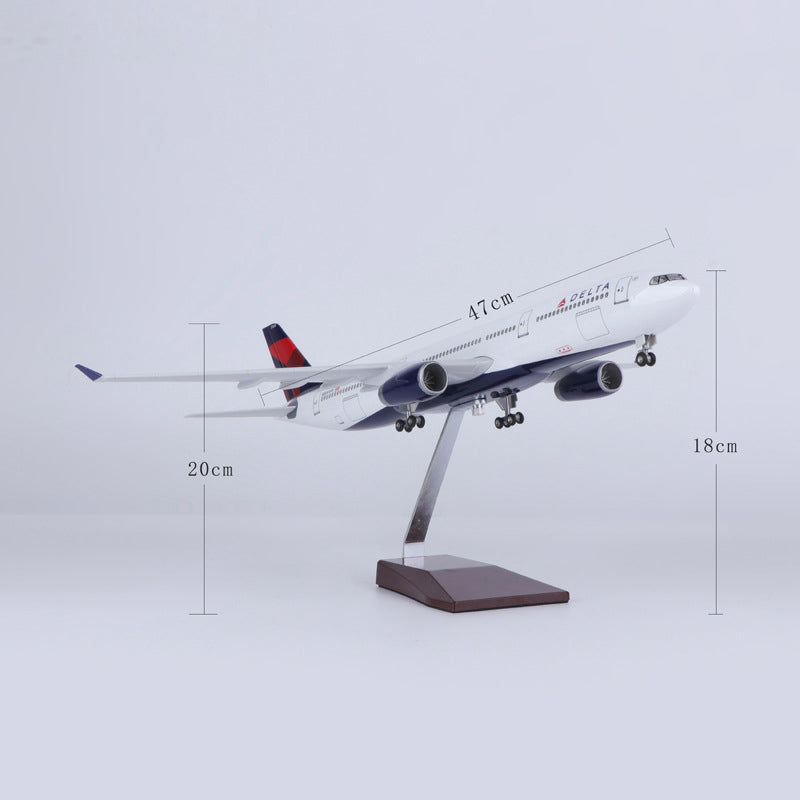 Delta Airlines Airbus A330 (Special Edition 47CM) Airplane Model