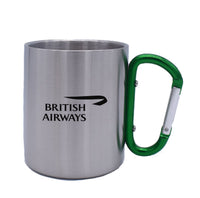 Thumbnail for British Airways Airlines Designed Stainless Steel Outdoors Mugs