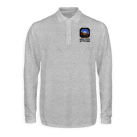 Thumbnail for Mind Your Attitude Designed Long Sleeve Polo T-Shirts