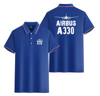 Thumbnail for Airbus A330 & Plane Designed Stylish Polo T-Shirts (Double-Side)