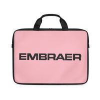 Thumbnail for Embraer & Text Designed Laptop & Tablet Bags