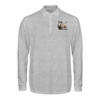 Thumbnail for Airbus A320 & V2500 Engine Designed Long Sleeve Polo T-Shirts