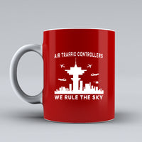 Thumbnail for Air Traffic Controllers - We Rule The Sky Designed Ceramic White Mugs