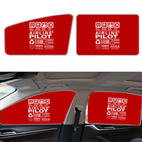 Thumbnail for Airline Pilot Label Designed Car Sun Shade (Side window)