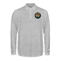 Thumbnail for Sea King Helicopter Designed Long Sleeve Polo T-Shirts