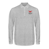 Thumbnail for Drone Pilot Designed Long Sleeve Polo T-Shirts