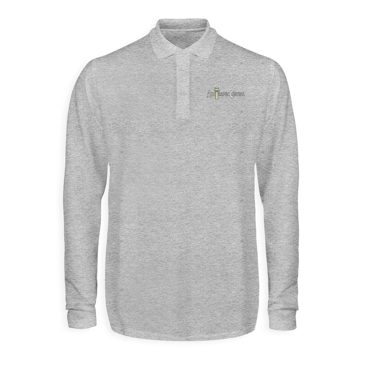 Air Traffic Control Designed Long Sleeve Polo T-Shirts