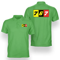 Thumbnail for Flat Colourful 767 Designed Double Side Polo T-Shirts